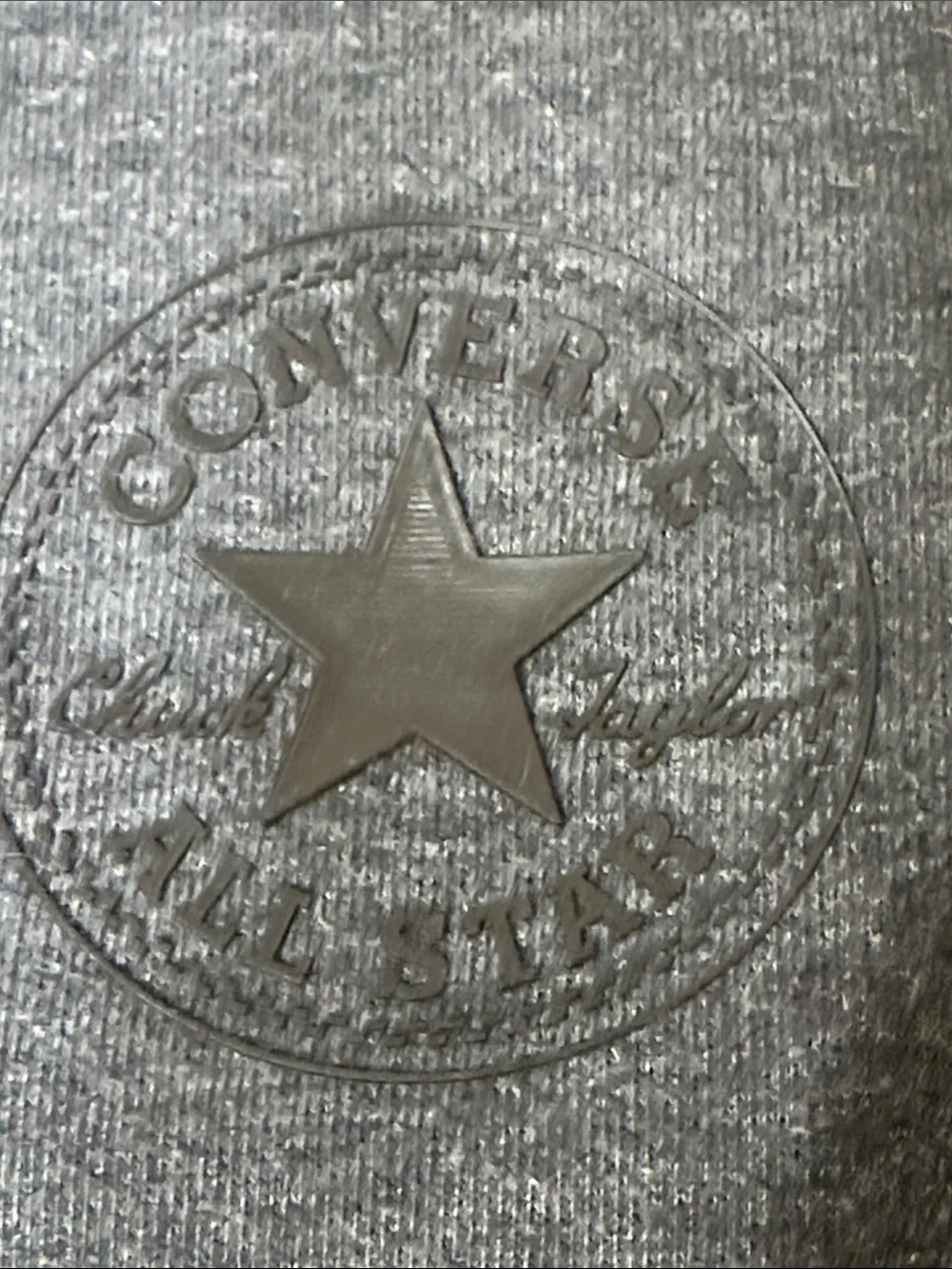 Converse all star chuck taylor  Men's Heather Gray Crewneck Sweatshirt US small